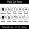 White Gel Paint Marker Set For DIY Art Sketching Waterproof Writing 5