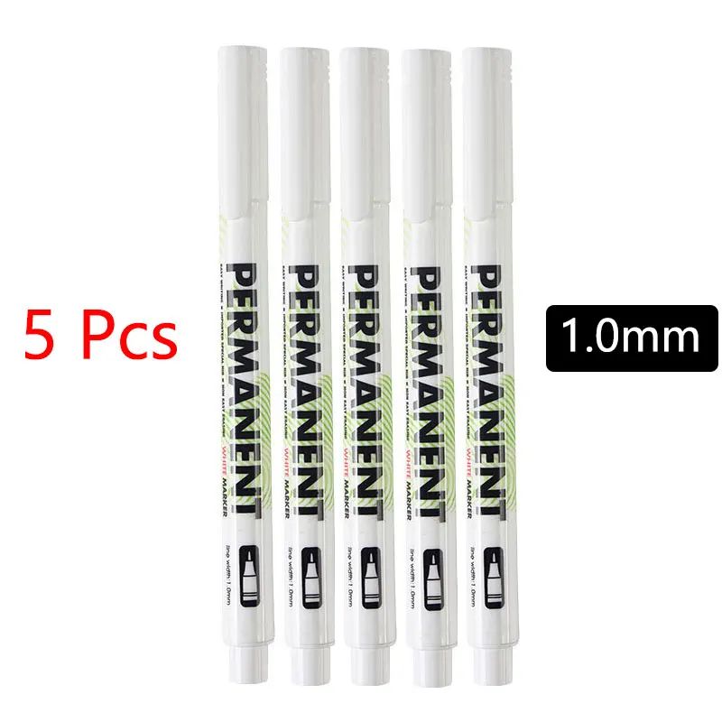 White Gel Paint Marker Set For DIY Art Sketching Waterproof Writing 11