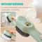 Liquid Dispensing Shoe Cleaning Brush With Soft Bristles Long Handle 1