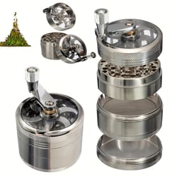 manual nutmeg grinder & spice crusher for peppercorns, ginger, rock salt & hard spices