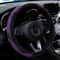 Premium Carbon Fiber PU Leather Car Steering Wheel Cover For 14515 Inch Wheels 16