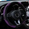 Premium Carbon Fiber PU Leather Car Steering Wheel Cover For 14515 Inch Wheels 16