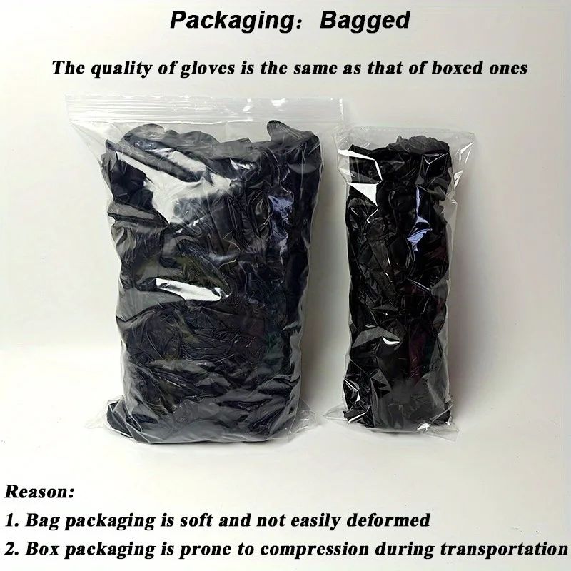 SafeGrip Black Nitrile Disposable Gloves LatexFree PowderFree Cleaning Tattoo Gloves 5
