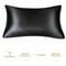 JuwenSilk Mulberry Silk Pillowcase For Hair Skin Cooling Soft Silk Pillow Cover For Standard Que 6