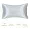 JuwenSilk Mulberry Silk Pillowcase For Hair Skin Cooling Soft Silk Pillow Cover For Standard Que 13