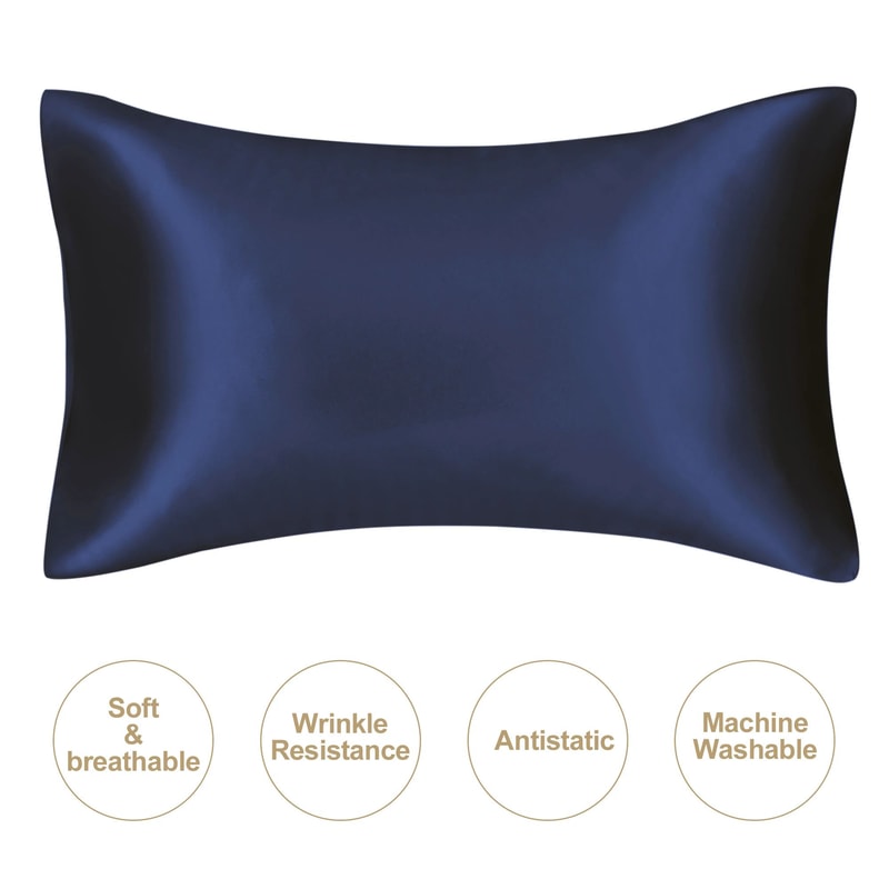 JuwenSilk Mulberry Silk Pillowcase For Hair Skin Cooling Soft Silk Pillow Cover For Standard Que 14