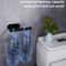 Modern Stainless Steel Adhesive Toilet Paper Holder Wall Mounted Paper Towel Rack 3