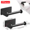 Modern Stainless Steel Adhesive Toilet Paper Holder Wall Mounted Paper Towel Rack 15
