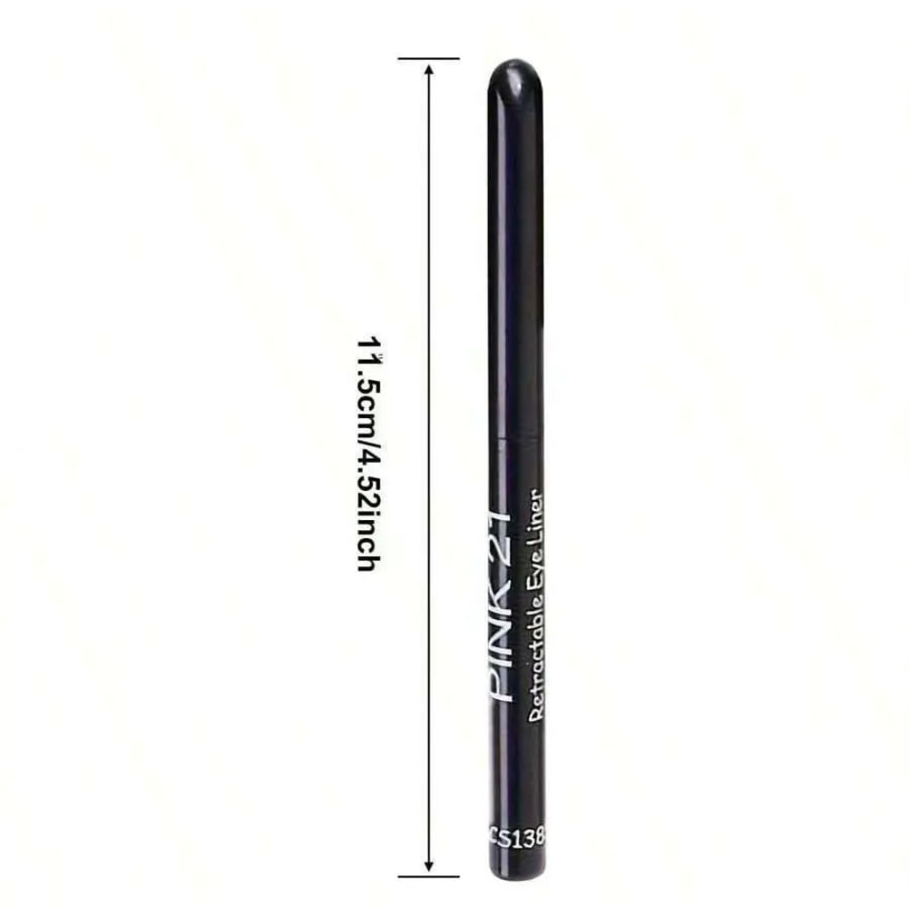 VelvetLine Waterproof Black Eyeliner Pencil Set SmudgeProof LongLasting Eye Makeup Trio 5