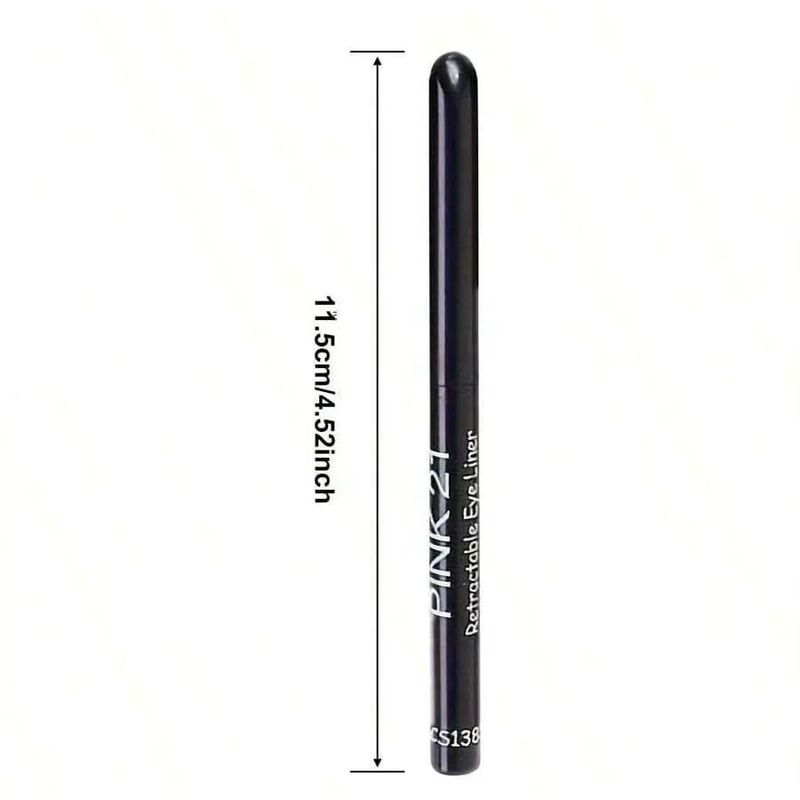 VelvetLine Waterproof Black Eyeliner Pencil Set SmudgeProof LongLasting Eye Makeup Trio 5