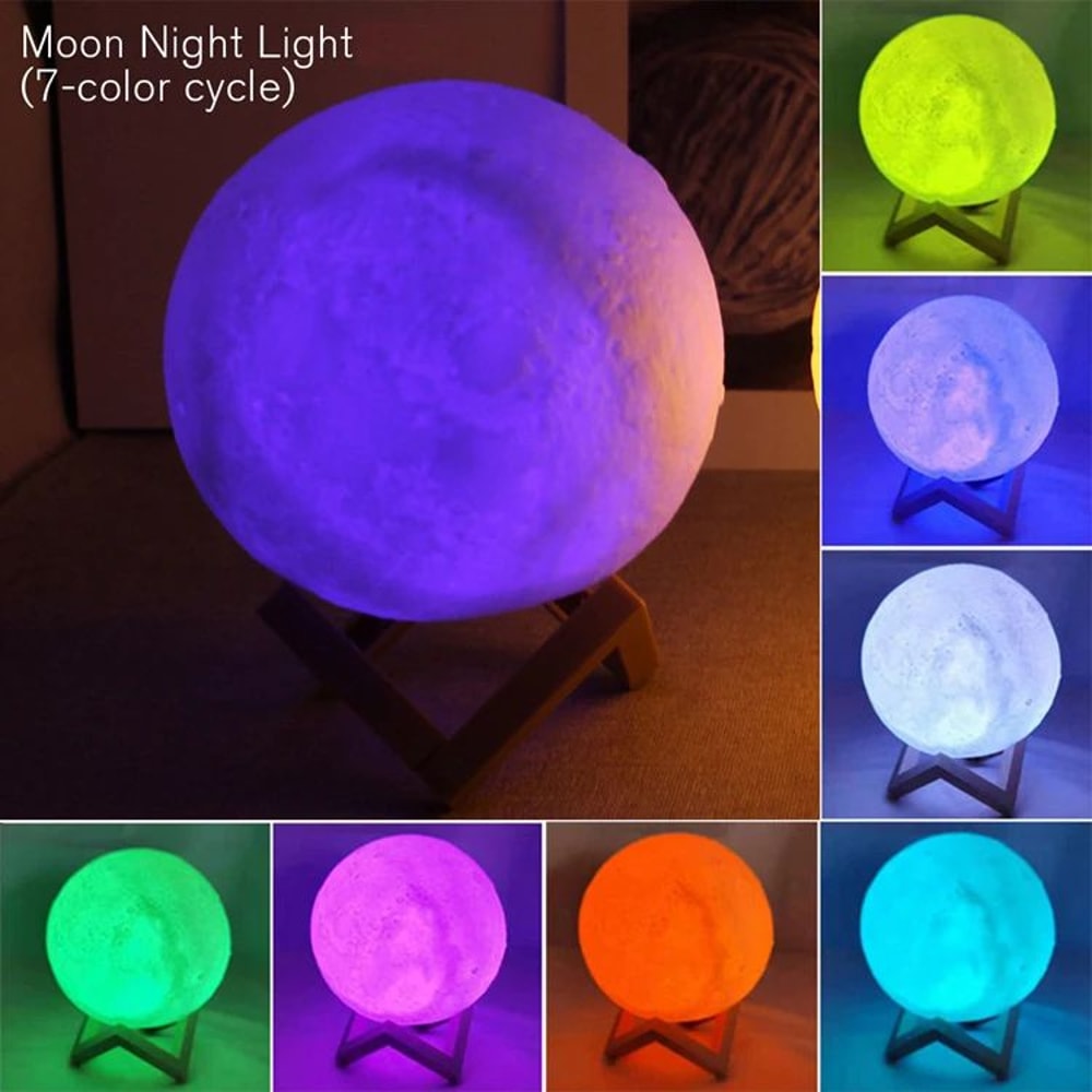 Celestial Glow Moon Lamp Galaxy Light For Bedroom Decor And Nighttime Comfort 8