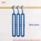 FlexiFold 9Hole Space Saving Hangers Set 7