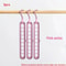 FlexiFold 9Hole Space Saving Hangers Set 9