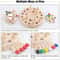 Montessori Color Match Stick Chess Board Game For Kids Wooden Memory Matching Game Cognitive Lear 3