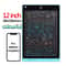 MagicErase LCD Writing Tablet For Kids Reusable Drawing Pad Digital Doodle Board 12