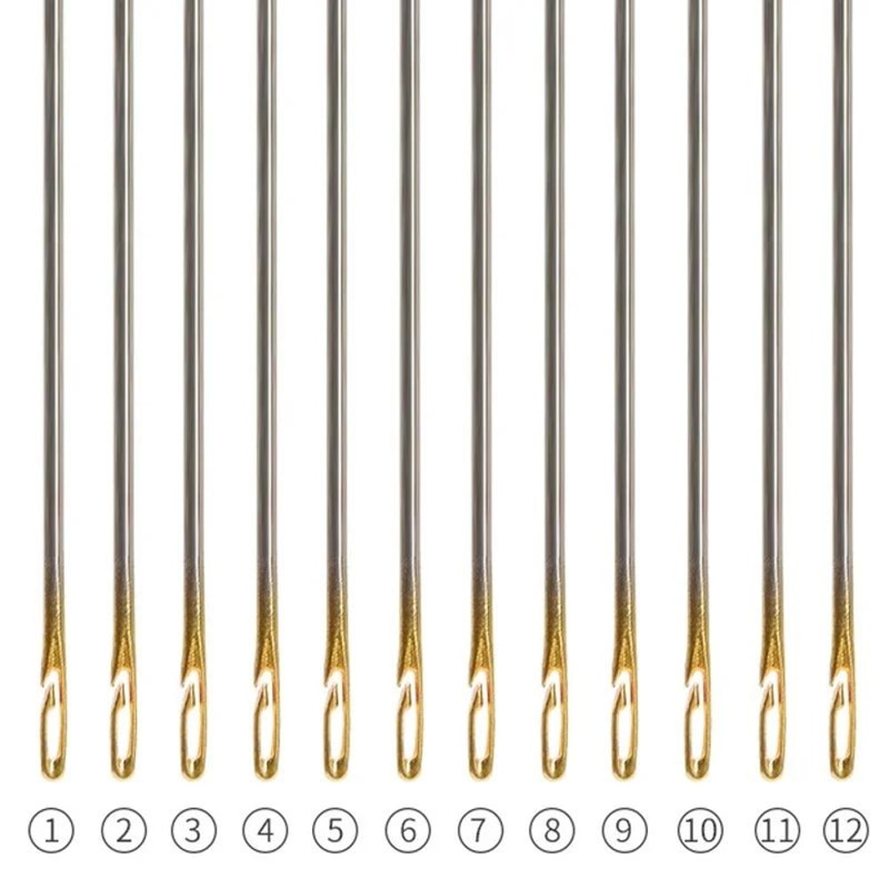 EasyThread Stainless Steel SelfThreading Sewing Needles Set 2