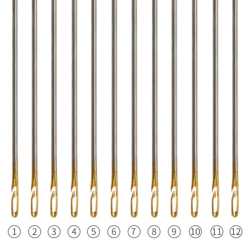 EasyThread Stainless Steel SelfThreading Sewing Needles Set 2