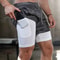 StealthFlex Mens Running Shorts 2in1 Quick Dry Gym Shorts 7