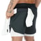 StealthFlex Mens Running Shorts 2in1 Quick Dry Gym Shorts 9