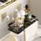 SpaceSaver Bathroom Corner Shelf NoDrill Aluminum Shower Storage Rack For Shampoo Toiletries 2