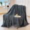 CozyStripe Thick Plush Throw Blanket For Bed Sofa Pets 1
