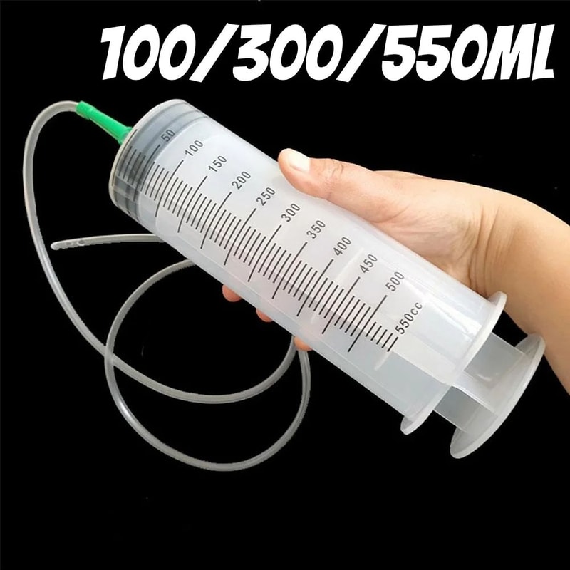 MultiUse Large Capacity Feeding Syringe With Hose For Pet Care Hydroponics Fluid Transfer 0