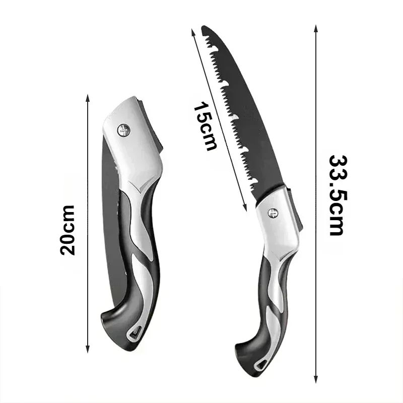 Portable Folding Pruning Saw For Gardening Camping Outdoor Cutting 7
