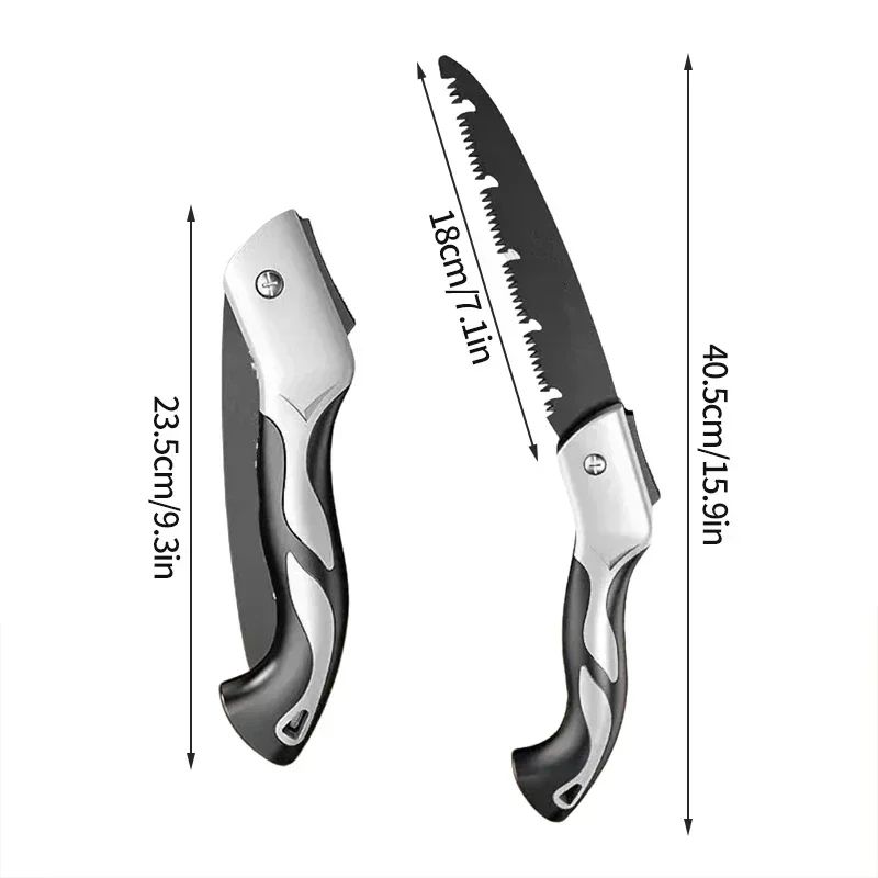 Portable Folding Pruning Saw For Gardening Camping Outdoor Cutting 8