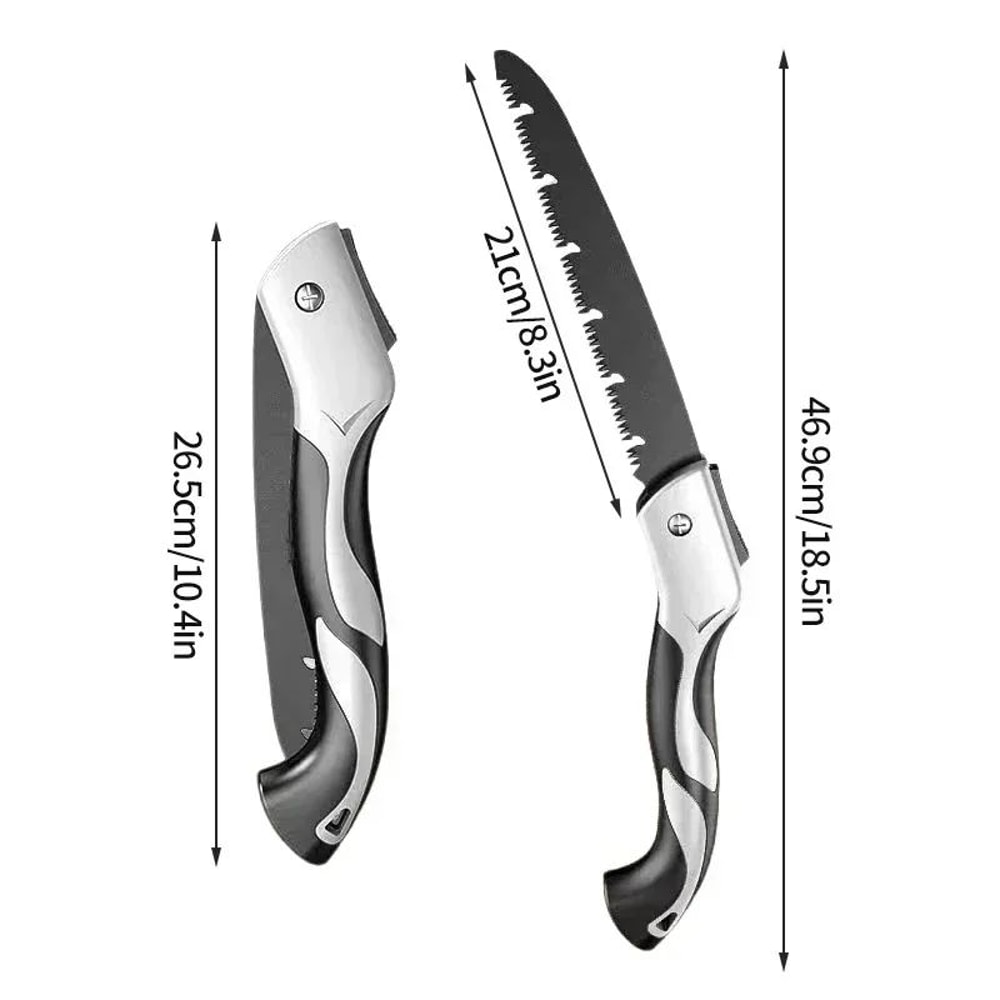 Portable Folding Pruning Saw For Gardening Camping Outdoor Cutting 9