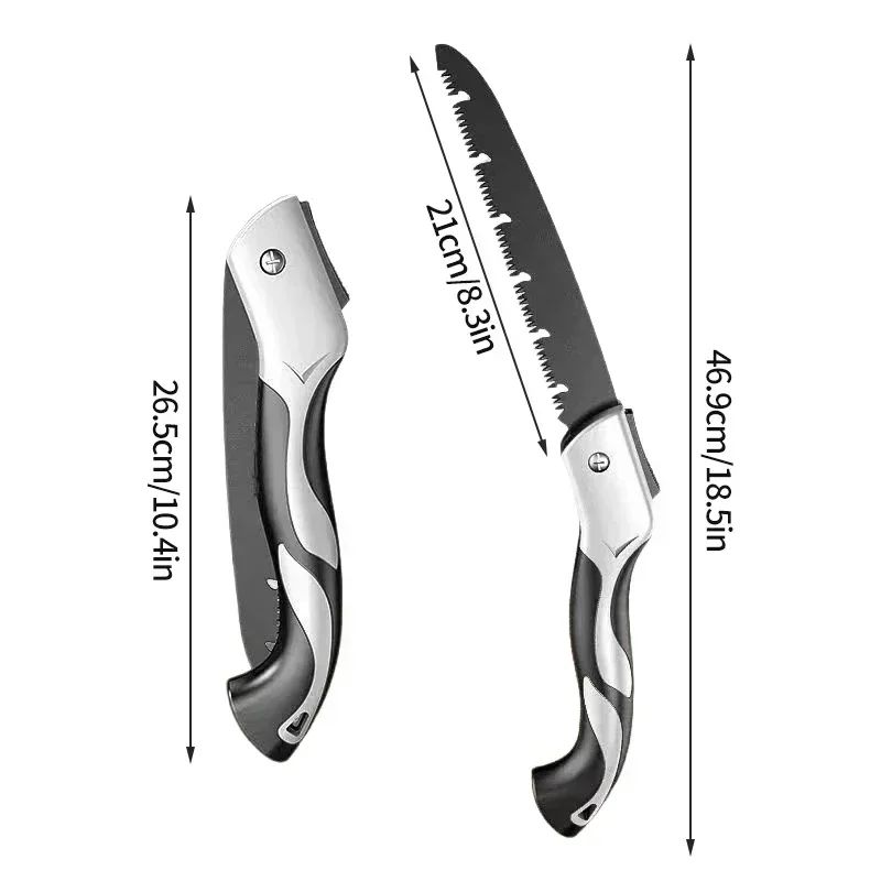Portable Folding Pruning Saw For Gardening Camping Outdoor Cutting 9