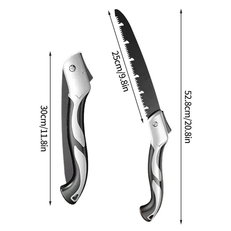 Portable Folding Pruning Saw For Gardening Camping Outdoor Cutting 10