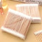 Double Head Wooden Cotton Swabs For Makeup Daily Care 500PCS 2