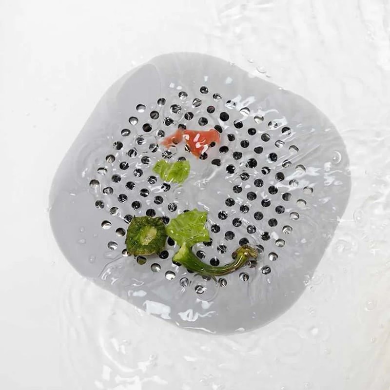 Silicone Drain Cover Hair Catcher For Bathroom And Shower Drains 2