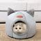 Deep Sleep Cozy Cat Cave Bed For Indoor Cats Small Dogs 1