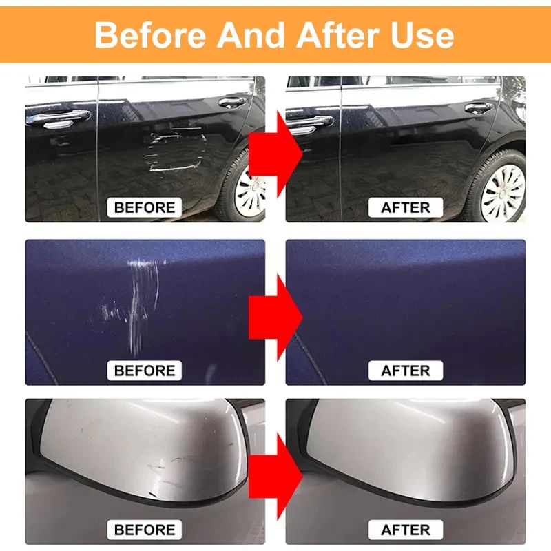 AutoRestore Car Scratch Remover Paste Kit Paint Repair Car Polishing Paste With Sponge 3