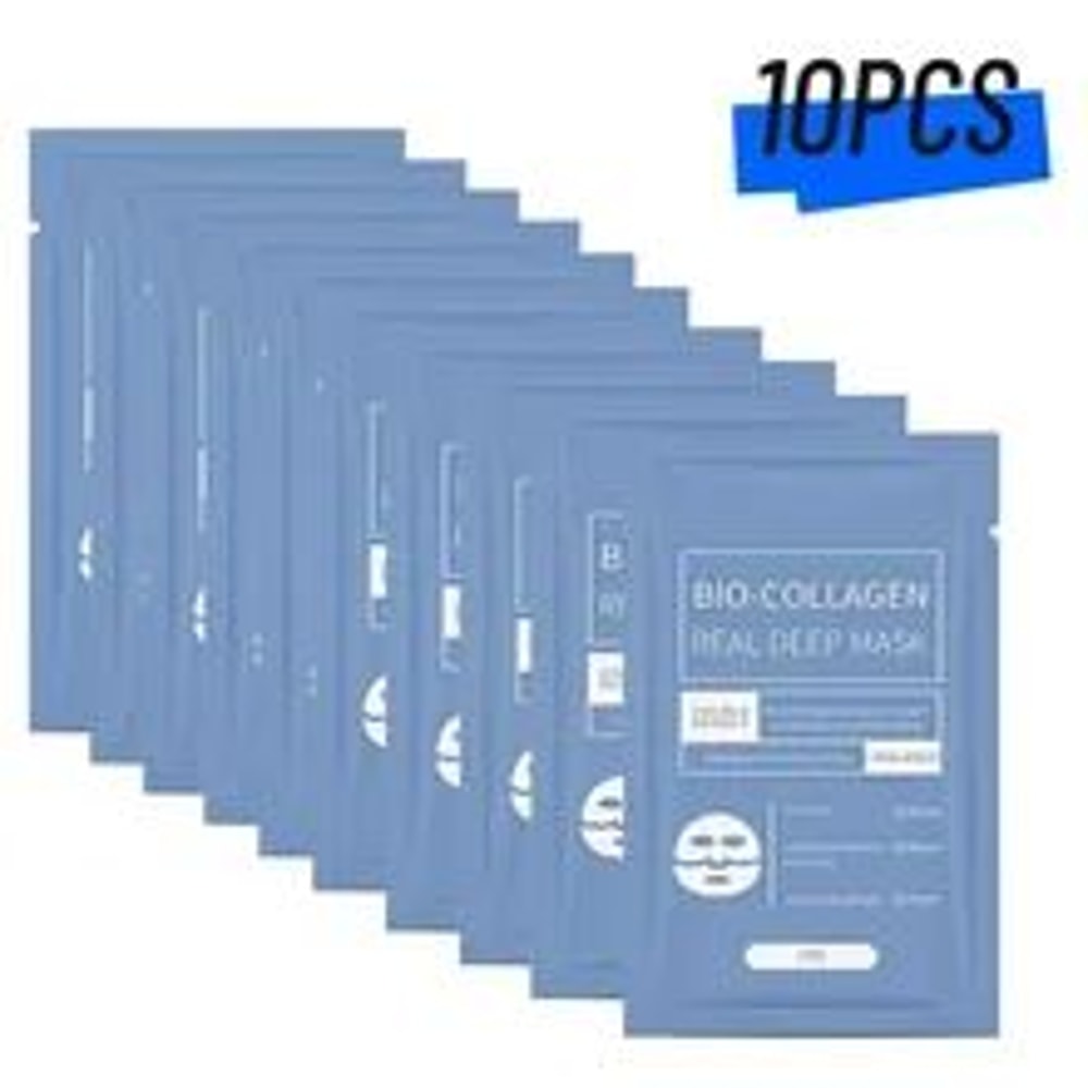 Bio Collagen Face Mask Korean Skincare AntiAging Hydrating Treatment 10