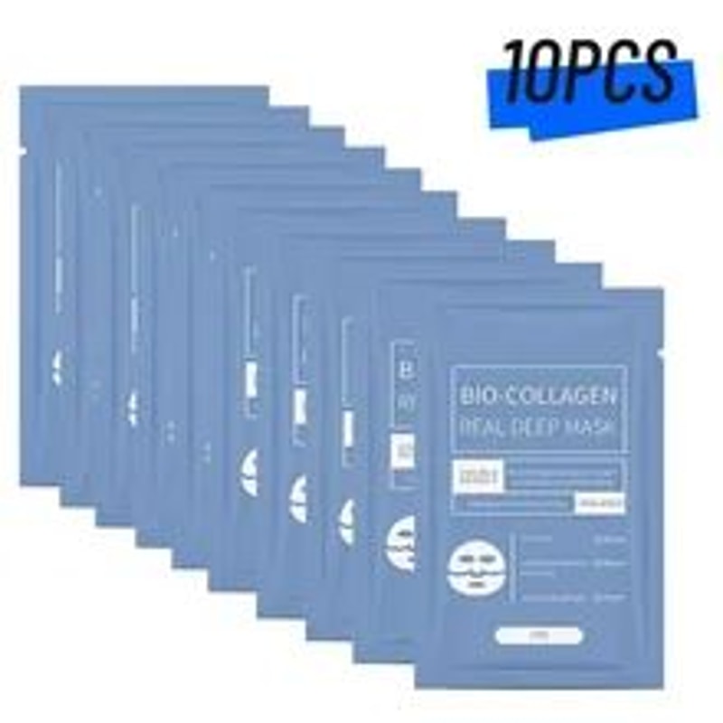 Bio Collagen Face Mask Korean Skincare AntiAging Hydrating Treatment 10