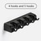 GripLock WallMounted Mop Broom Organizer Rack 6