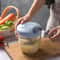 SwiftPrep Manual Food Chopper Garlic Chopper 500900ML Hand Pull Vegetable Cutter For Fast Kitchen 1
