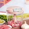 SwiftPrep Manual Food Chopper Garlic Chopper 500900ML Hand Pull Vegetable Cutter For Fast Kitchen 11