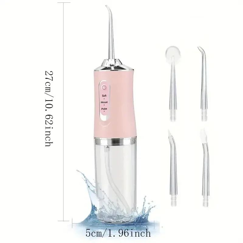 AquaPulse Portable Water Flosser For Teeth Gums 5