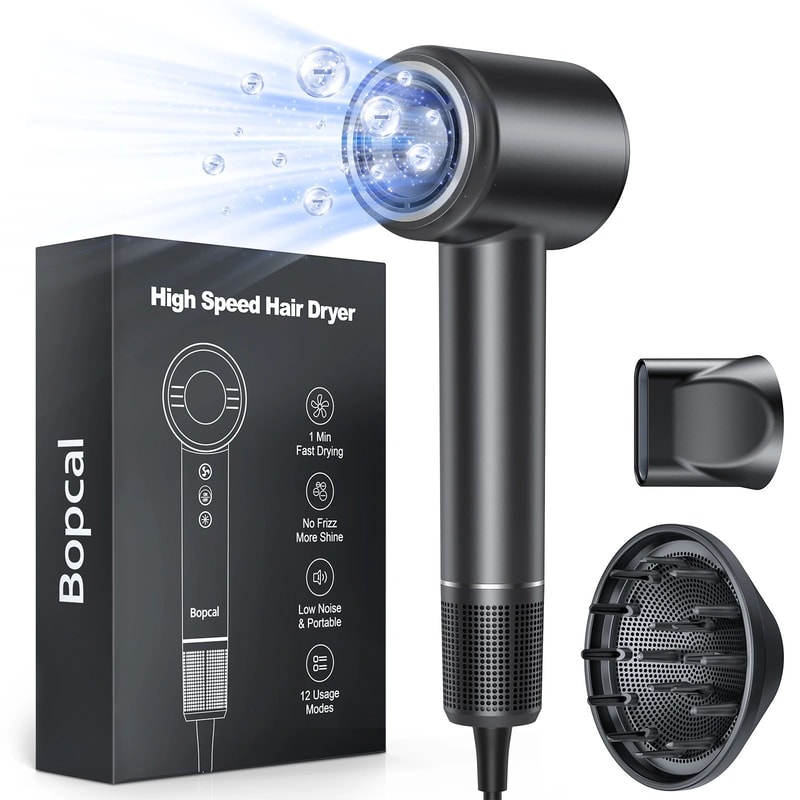 120000RPM High Speed Ionic Hair Dryer With Diffuser 0
