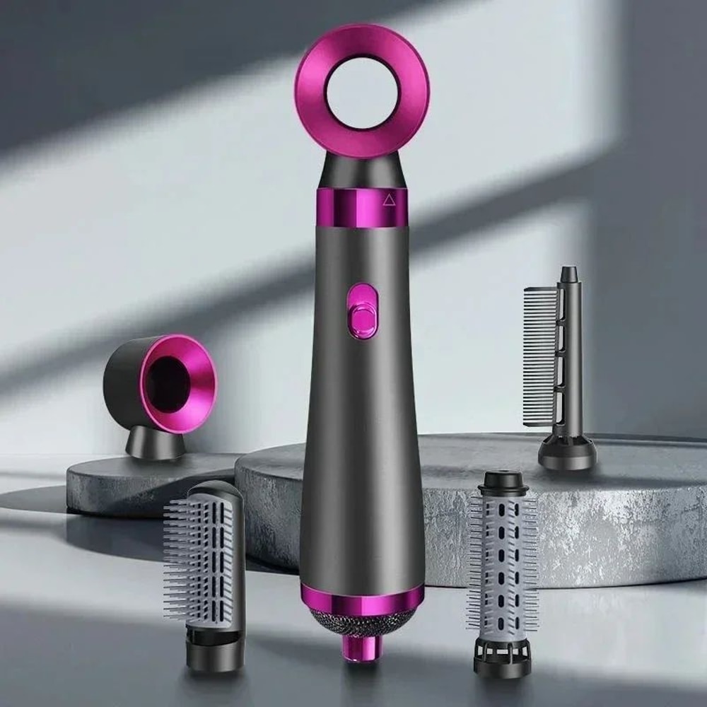 5 In 1 Hair Styler Hot Air Brush With Negative Ion Care 5