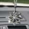 Crystal Snowflake Car Suncatcher Rearview Mirror Ornament 0