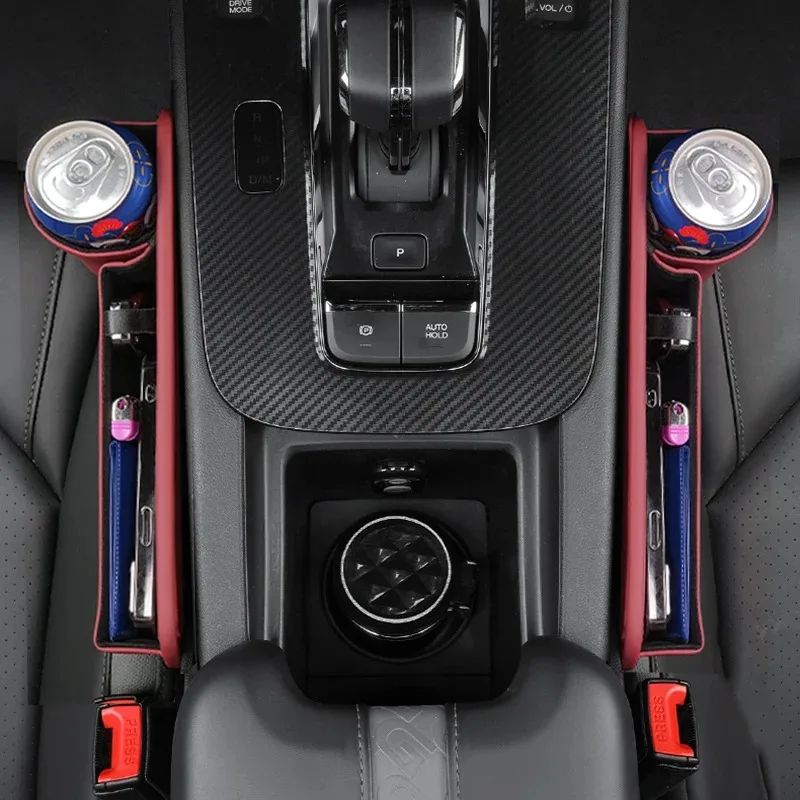 Car Seat Gap Organizer With Cup Holder And Phone Storage 2