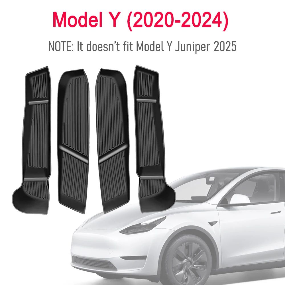 Custom Fit Tesla Door Storage Box For Model 3 And Model Y Juniper 8