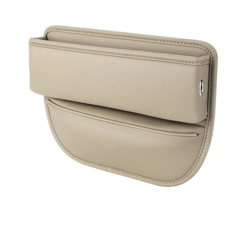 Luxury Leather Car Seat Gap Organizer Pocket For Phones Keys Essentials 9
