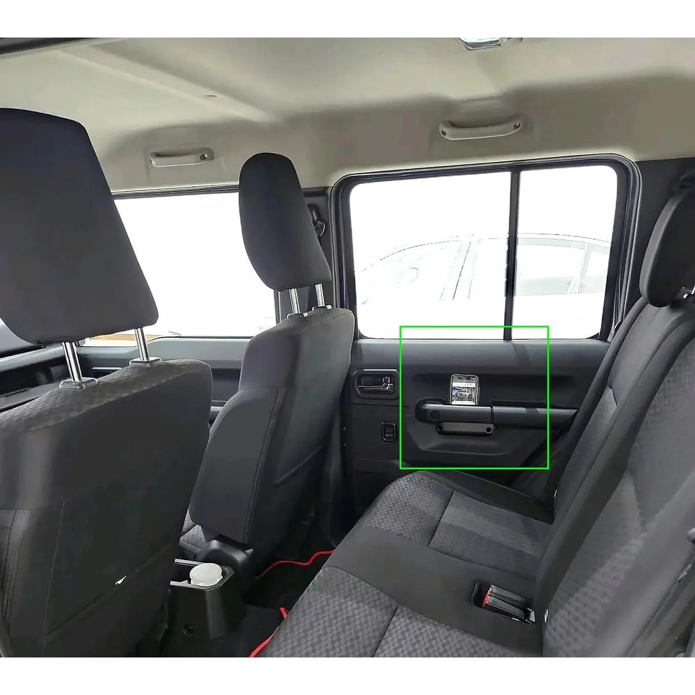 Suzuki Jimny Armrest Storage Box Door Organizer Tray With Phone Holder 5