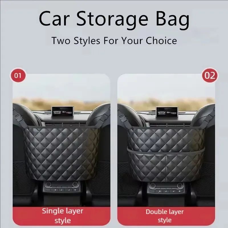 Large Capacity Car Seat Organizer And Car Purse Holder 0