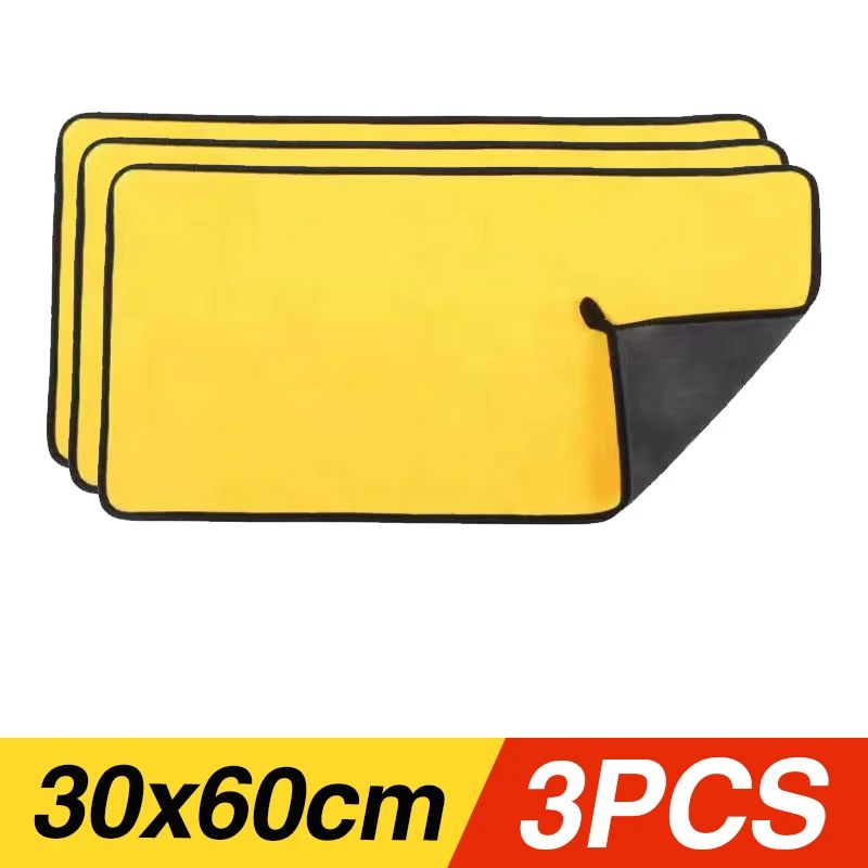 UltraAbsorbent Microfiber Car Drying Towel For StreakFree Cleaning 12